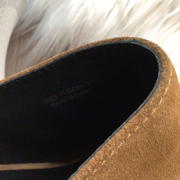 3.1 Phillip Lim Brown Suede Mules with Block Heel - Picture 8 of 9